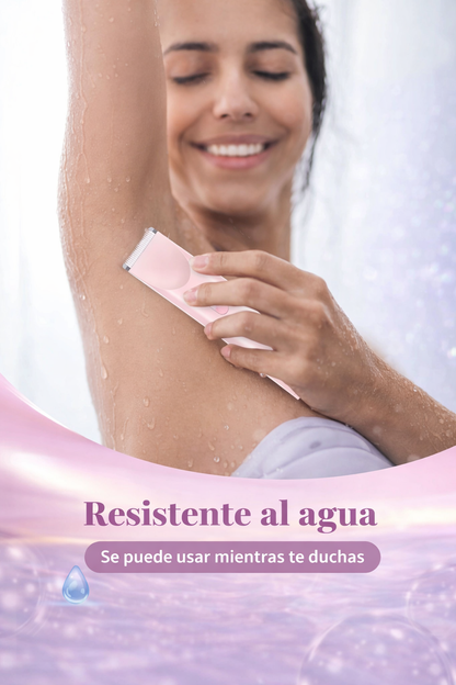 Depiladora waterproof 2 en 1: precisión, comodidad y cero dolor